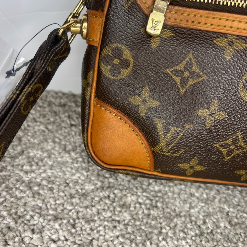 Louis Vuitton Dragonne Monogram Canvas Wristlet Clutch Vintage - Picture 3 of 16